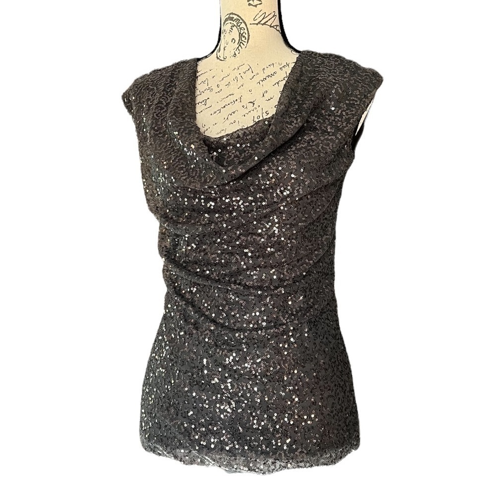 Ann Taylor sparkly sleeveless top size small
